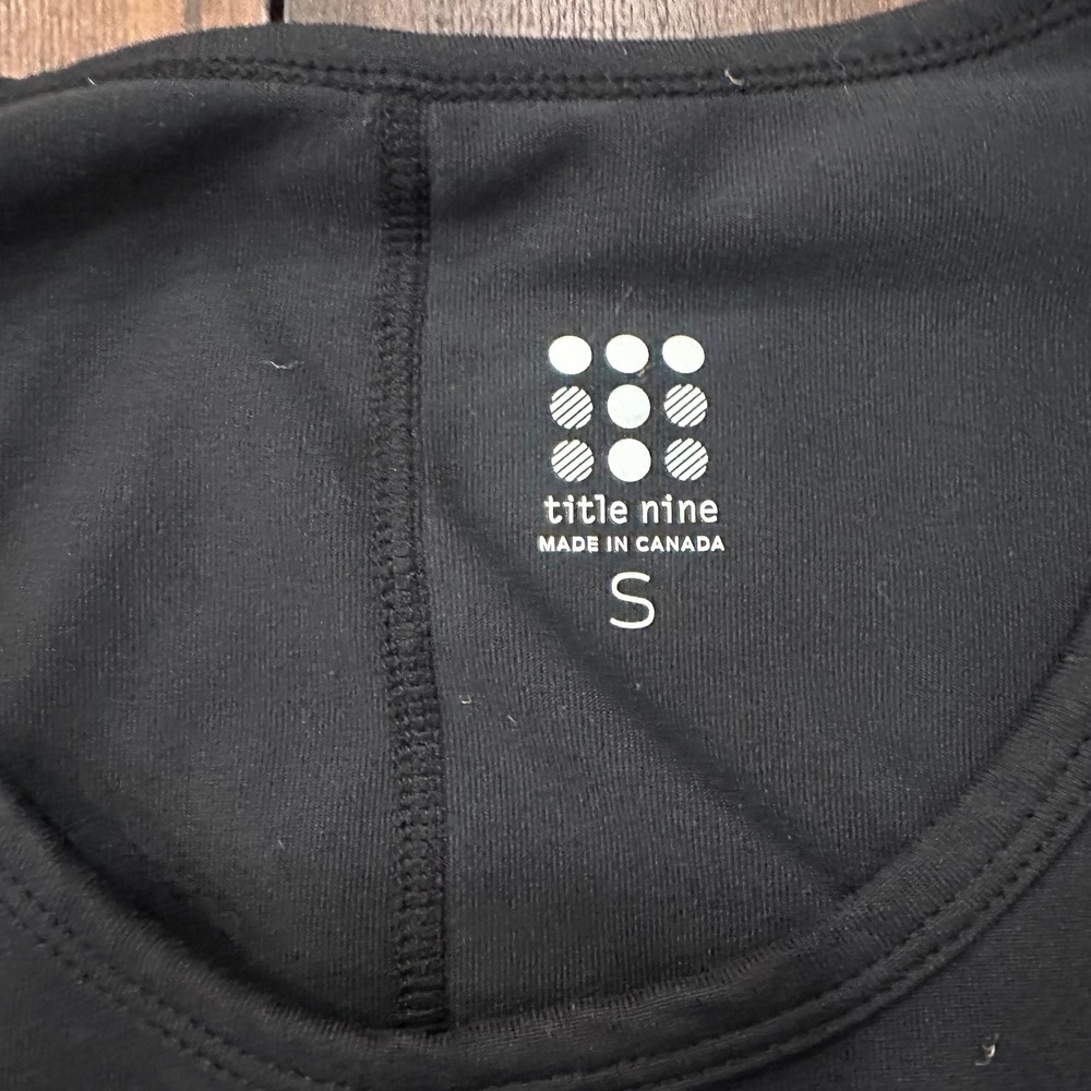 Title Nine Dream Dress Black Sleeveless Athletic Pockets Athleisure Size S Golf - Picture 4 of 11